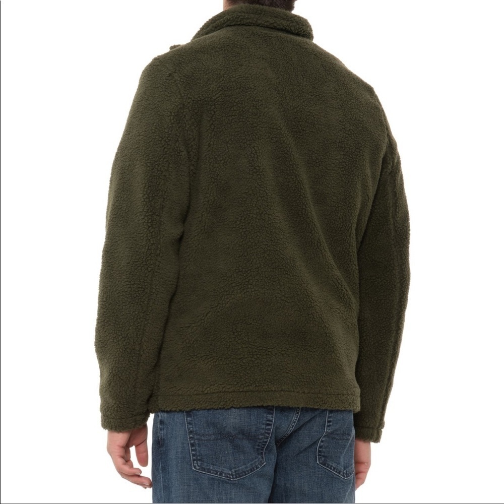 NWT PENDELTON River Rock Sherpa Fleece Teddy Faux Shearling Men’s Jacket | Small - Picture 2 of 9
